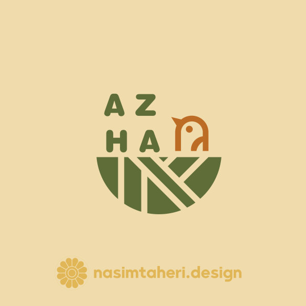 Azha Logo Design | طراحی لوگو آژا