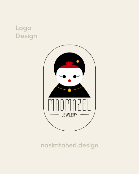 Madmazel Jewelry Mascot Design | طراحی مسکات جواهرات مادام